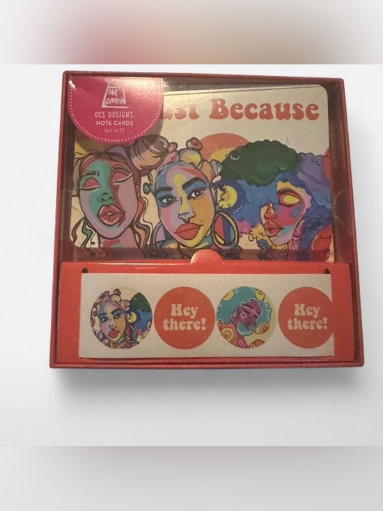 OSC Designs Other - 'Just Because' Note Cards Set - Multicolor